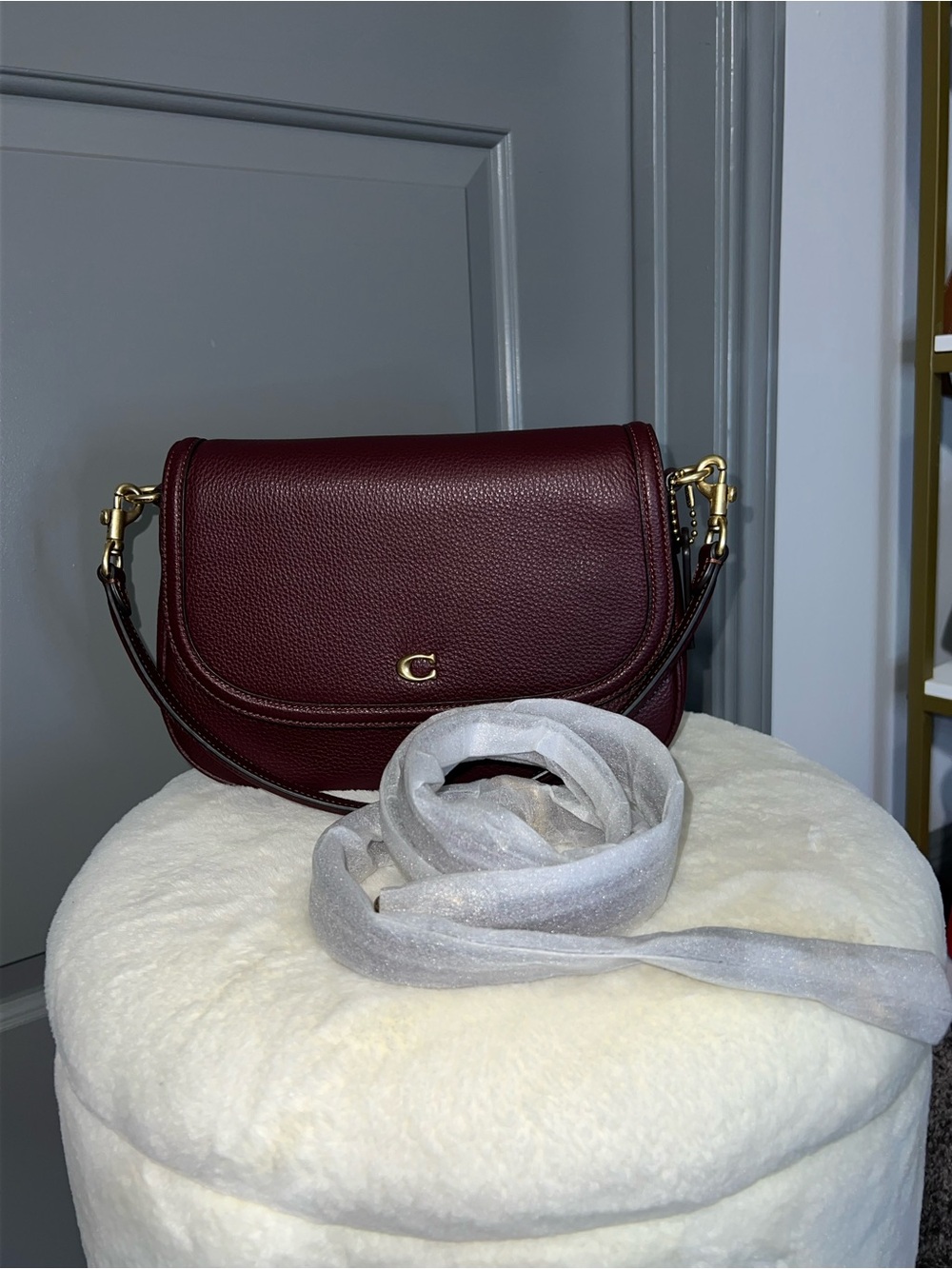 Coach Legacy Shoulder Bag Merlot